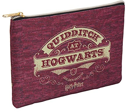 CERDÁ Life's Little Moments - Kleine Kosmetiktasche für Damen, Harry Potter - Offizielles Lizenzprodukt von Warner Bros, Dunkelrot