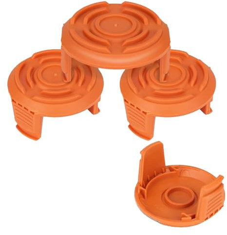 Eyoloty WA6531 GT/50006531 Spulenkappen für Worx Akku Rasentrimmer 20V WG169E WG154E WG157E WG163E WG122 WG150 WG151 WG152,WG160 WG176 WG180 Ersatzspulenabdeckung (4X Spulenkappen)