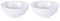 Floor Lamp Shade 2 Pack Torchiere Lamp Shades Replacement, 10 inch Diameter, 1.65 inch Fitter, Plastic Bowl White Lamp Shades for Floor Lamps Upright