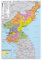 Geopolitische Karte von Nordkorea, Leinwand-Kunst-Poster und Wandkunstdruck, modernes Familien-Schlafzimmer, Dekorationsposter 20 x 30 cm