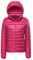 YOUCAI Piumino Leggero Ripiegabile Donna Giacca Tranpuntata con Cappuccio Antivento Giubbotto Corto Slim Fit Giacca da Montagna Caldo Mezza Stagione,Rosa rossa,XS