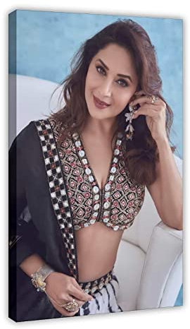 TSALF Wanddeko Poster Kein Rahmen Schauspieler Madhuri Dixit 4 60x90cm