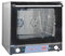 MBH - Horno de Convección Profesional para Hostelería y Pastelería - Exterior en Acero Inoxidable, Puerta Fría con Doble Cristal, 4 Bandejas, 2 Turbinas y Termostato de Seguridad