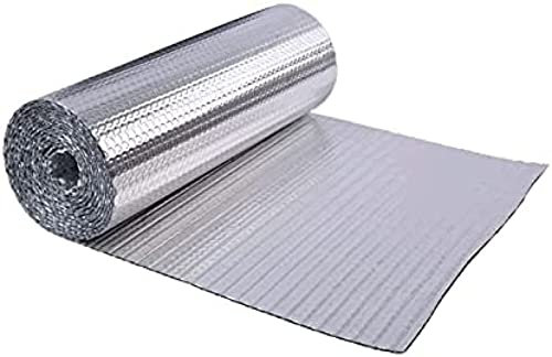 Pealihuy Folienisolierung Energiesparendes Isolierset Für Heizkörper Isolierfolie Wärmereflektierende Loftwand Boot Loft Caravan Home Wall Shed Warm,5mm,1x30m