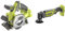 Ryobi R18MMS-0 ONE+ Cordless Multi Material Saw (Bare Tool), 18 V & ONEPlus R18MT-0 18V Cordless Multi tool (Zero tool), Hyper Green