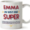 Mugffins Tassen Personalisieren mit Spruch für SCHWIEGERTOCHTER - Auf Deutsch - Du Bist Super - 11 oz / 330 ml - Individuell Anpassbar Geschenk