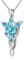 jiamiaoi Kette mit Anhänger Damen Frauen Anhänger Halskette Damen Stahl Edelstahl Halskette mit Anhänger Damen Kette Edelstahl Zirkonia