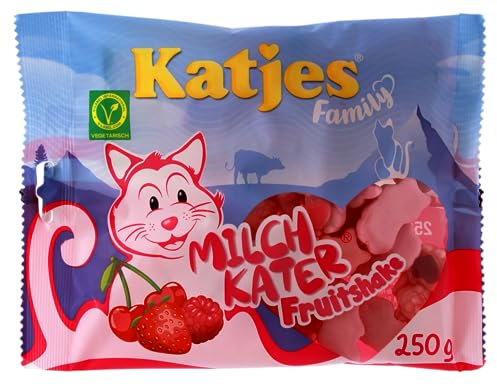 Katjes Family Milchkater Fruitshake Fruchtgummi, 18er Pack (18 x 250g)