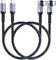 SUMPK Short USB 4 fils à angle droit [50cm 2 Pack], charge rapide 240w avec transfert de données haute vitesse 40gbps et affichage vidéo 8K
