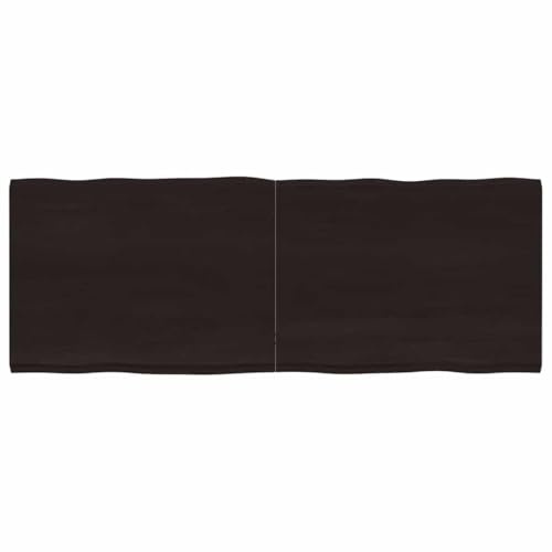 vidaXL Tischplatte 160x60x(2-4) cm Massivholz Behandelt Baumkante
