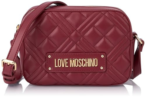 Love Moschino, BORSA A SPALLA Donna, Bordeaux, Taglia unica