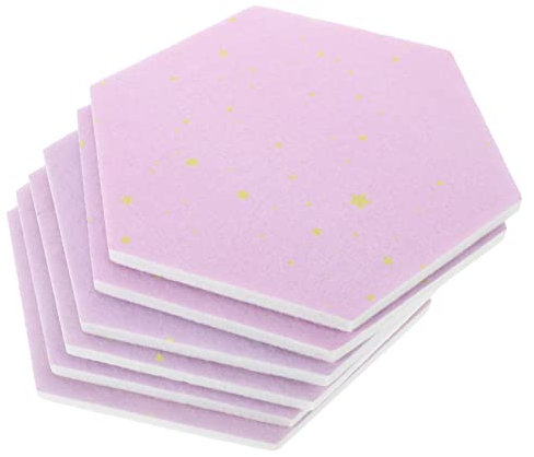 Ciieeo 6St Sechseckige Filzplatte gerahmte Pinnwand Filz sechseckige Wandfliesen kinderzimmer wanddeko wandpolsterung kinderzimmer Korkplatte Keramikfliesen Tafel Wandplatte Büro gefühlt