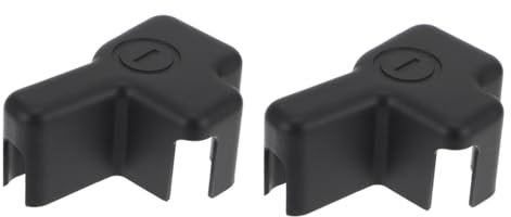 iplusmile 2 Pièces couvercle de la batterie protecteur de couvercle de batterie protecteur de batterie de voiture Housse de batterie résistante à l'usure Cache de batterie durable auto abdos