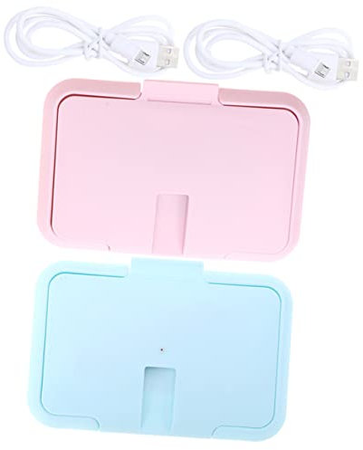 Vaguelly 2stücke Tragbare Warmhaltegeräte Für Feuchttücher Usb-wischspender Mit Kabeln Für Komfortable Wickelzeiten Für Unterwegs Und Kalte