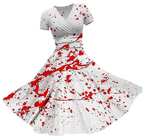 Generisch Sommerschlussverkauf Mittelalter Kostüme Damen Gothic Cosplay Gruselig Corsagenkleid Renaissance Hexenkleid Party Frauen Maxi Kleid Sommerschlussverkauf