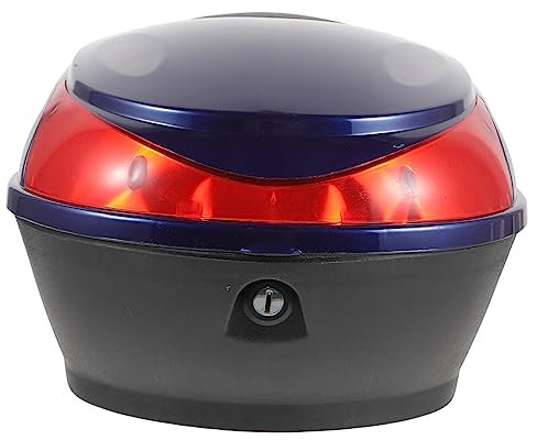 TINEASUR Motorrad Gepäckbox Heckbox Mit Großer Kapazität Und Staubdicht Sicherheitsverschlossen Vielseitig Für Motorräder Und Elektrofahrzeuge
