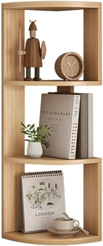 POSEDWRA Bücherregal, Arbeitsecke, Bücherregal, Wohnzimmer, Ecklagerschrank, Schlafzimmer, dreieckiges Lagerregal, Eckschrank