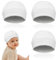 UILYNIU 3 Stück Baby Mütze Neugeborenen Babymütze, Unisex Mütze Hut für Baby Jungen Mädchen, Beanie Mütze Dehnbare Baby Turban Mütze für Neugeborene Baby Kleinkinder (Weiß)