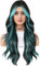 Perücke Blau Damen Lang Gewellt Gelockt Locken Natürlich Für Frauen Cosplay Kostümparty Halloween Karneval Perücken Blau Markieren