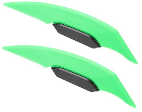 VINTORKY 1 Paio Alettone Motociclistico Il Motore Motociclo Accessori Per Incrociatore Aletta Decorativa Aletta Anteriore Arredamento Arredamento Ala Fornitura Plastica Green