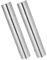 Luxshiny 2 Pezzi Porta Spiedi Per Barbecue in Acciaio Inox Raccontaggio Per Supporto Di Spiedino Spiedini Alla Griglia Cesto Barbecue Acciaio Inossidabile Silver