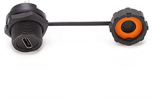 Xyntor Typ – C-Buchse, Leiterplattenmontage-Steckverbinder | IP67 wasserabgedichtetes Gewindesicherungsdesign für Industrieanlagen/Außengeräte/IoT | 5/8 Zoll – 27UNS-Gewinde, 30 V, 1,5 A