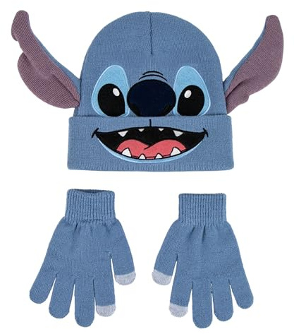 CERDÁ LIFE'S LITTLE MOMENTS Kinder Winterset mit Mütze, Schal oder Handschuhe, Stitch, Paw Patrol, Eiskönigin, Spiderman
