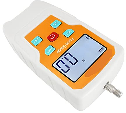Dinamometro Digitale Digital Force Tool 2-500N, Calibro di forza, Kg, Ib, Oz, Misuratore Manometro Dinamometro a molla Tirato Gage Prova trazione Tester Pressione tensione portatile(200N)