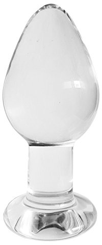 Erotoy Glas Buttplug Erotic Anal Butt Plug Prostata Massage Sex Spielzeug - Glasdildo Art. 719L BDSM mit Aufbewarungsbeutel aus Samt