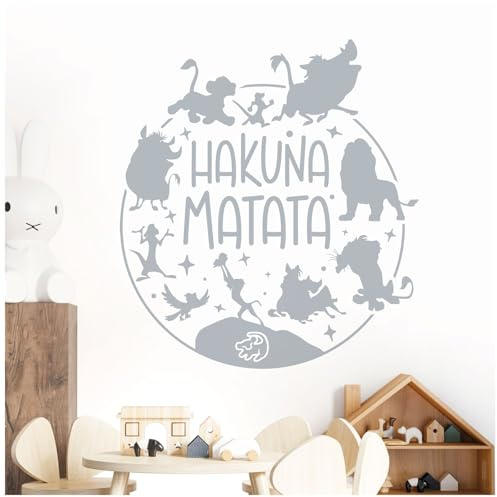 Hakuna Matata – Disney Film König der Löwen inspirierter Aufkleber [Silber]