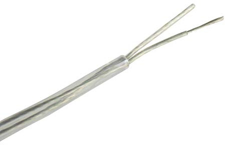 WITTKOWARE Lampenleitung (Leuchtenkabel), flach, transparent, flexibel, verzinnte Kupferleiter, 2x0,75mm², Kabellänge 10m