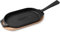 Ooni Grizzler sartén de hierro fundido - Sartén parrilla de 31cm para hornos de pizza - Carnes, pescados y verduras a la parrilla - Plancha de hierro fundido - Grill asador - Accesorios