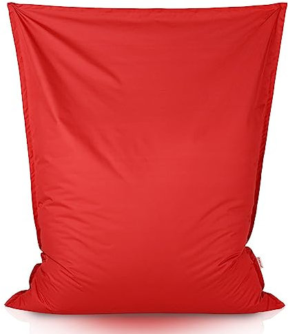 Italpouf Sitzsack XXL Riesensitzsack, Sitzkissen, Indoor & Outdoor, Sitzsack Sessel für Erwachsene, EPS Perlen Füllung, Abnehmbarer Bezug, Waschmaschinenreinigung, Wasserdicht, Rot