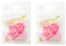 LSTYLE Premium Lippoint - 2-Tone Pink - 60 Count - Regular Length - Soft Tip Points - 2BA Thread