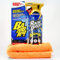 detailmate Juego de Sellado: Soft99 Rain Drop Bazooka, 300ml – Spray de Sellado para Pintura, Faros, Superficie de Cristal, neumáticos, Cromo, plástico (Exterior), Llantas + paño Microfibra Premium