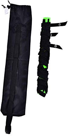 8m Koordinationsleiter, Trainingsleiter Sport Dauerhafte Fußball Agility Leiter mit 16-Sprossen-Design für Fußball Rugby Tennis Baseball und andere sportliche Aktivitäten(Grün)