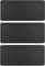 3 x 5 HE U Rackblende 483 mm 19 Stahl in Schwarz RAL 9005, Frontplatte Rackpanel Blindplatte Blindabdeckplatte Blindabdeckung