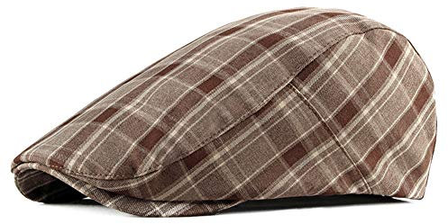Schirmmütze Herren, Newsboy Cap Einstellbare Größe Sommer/Winter