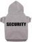 Security Hund Hoodies Hundekleidung Bekleidung Winter Sweatshirt Warm Pullover Baumwolle Jacke Mantel Hoodie für kleine Hunde mittelgroße große Hunde Katze (Grau, XS)