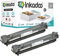 Inkadoo Kompatibel Toner für Brother TN-1050 enthält 2X Tonerkartusche DCP-1510 1616 HL-1110 1212 MFC-1810 1911 Tonerkartusche, Tonerpatronen, Drucker Toner