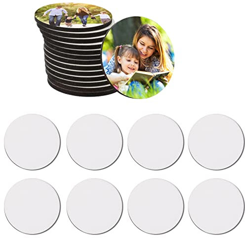 OOTSR 16 Stück Sublimation Blanko Kühlschrank Magnete, DIY Dekorative Magnete für Whiteboard, Büro, Küche, Zuhause, Wand Dekoration