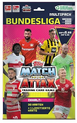 Topps Bundesliga Match Attax Fußball-Sammelkarten 2022/23 - Multipack