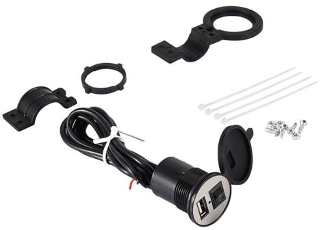 Moto étanche téléphone Portable USB Prise Port d'alimentation Chargeur Rapide 12v à 5v 1.5a Moto Smartphone GPS USB Chargeur Adaptateur Secteur