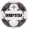Derbystar Fußball - Champions Cup II - Trainings- und Spielball für Fußball - Handgenähter Ball - Strapazierfähiges PU-Material - Hohe Sichtbarkeit - Wit, Zwart - Maat 5