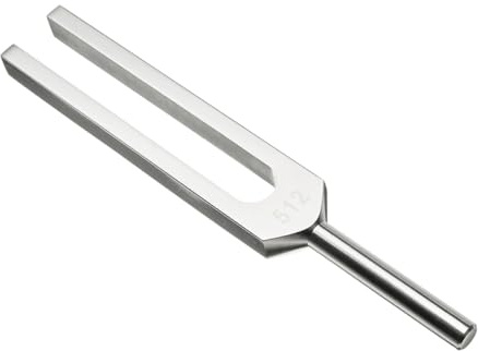 512HZ Tuning Fork, Aluminium Alloy Medical Tuning Fork Hearing Frequency Instrument Tool for Sound Healing Vibration