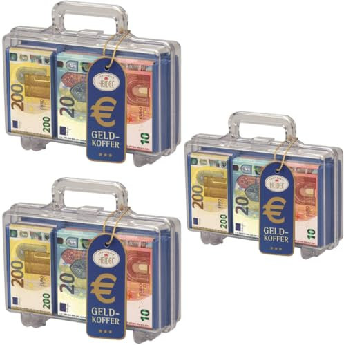Heidel Euro Koffer groß Schokolade 112 Gramm X 3 STÜCK