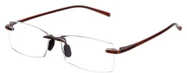 TERAISE Rimless Reading Glasses Comfortable Lightweight Frameless Reader Men Women Blue Light Blocking Computer Eyeglasses(1.0X)