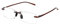 TERAISE Rimless Reading Glasses Comfortable Lightweight Frameless Reader Men Women Blue Light Blocking Computer Eyeglasses(1.0X)