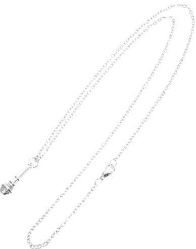 SAFIGLE Fashionable Microphone Necklace Pendant Necklace for Girls Metal for Women