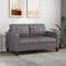 ShGaxin 2-Sitzer-Sofa Grau 140 cm Kunstleder, Sofa Wohnzimmer, Jugendsofa, Relaxsofa, Sofas & Couches, Sofa Für Schlafzimmer, Jugend Zimmer